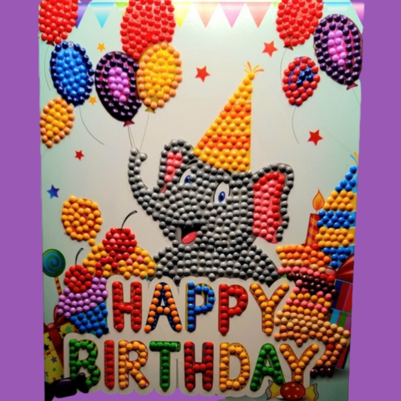 HOST PICK 🐘 Happy Birthday Card Elephant - Picture 2 of 9